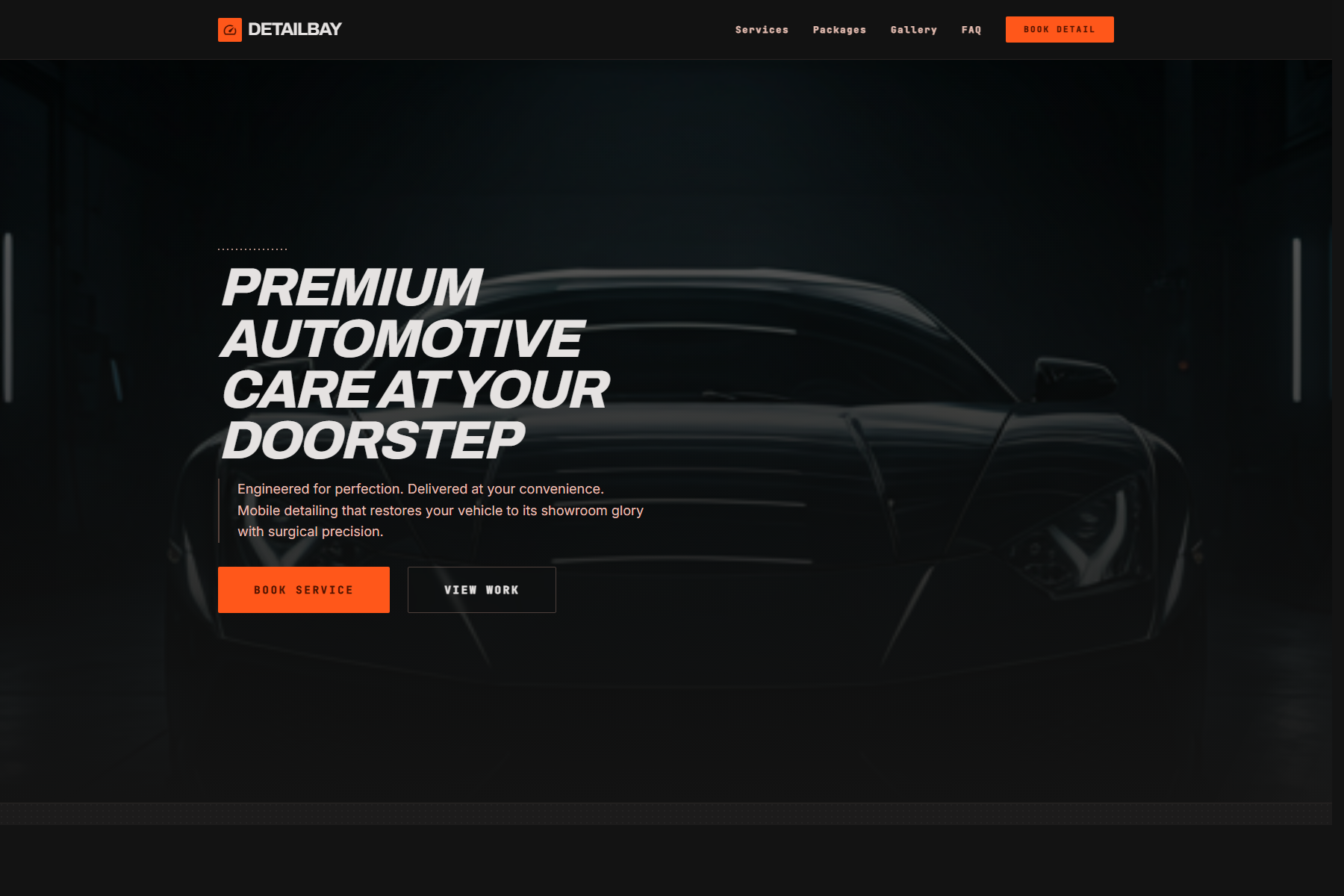 DetailBay website template screenshot