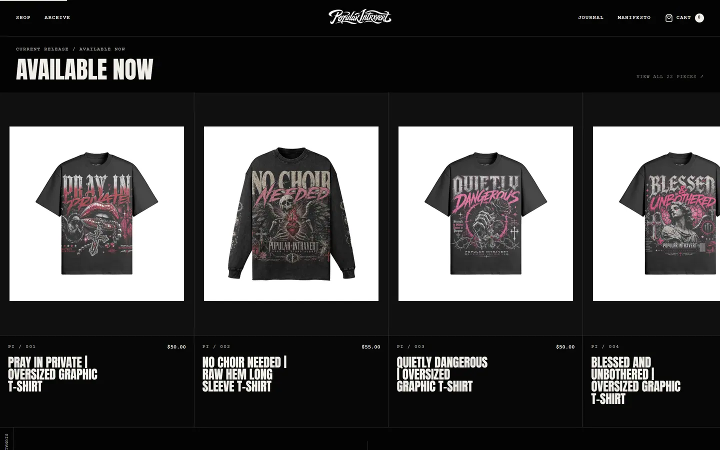 POPULAR INTRXVERT production website interface